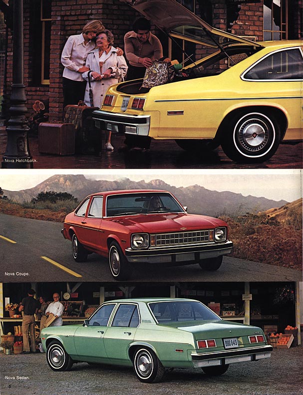 Image of the 1978 Nova sales Brochure page 6