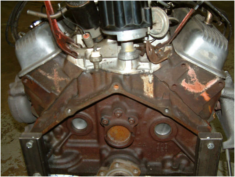 Original LT1 Engine rear