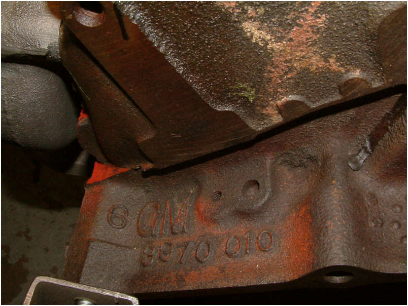 1970 Original LT1 Engine casting number